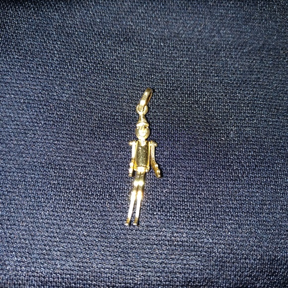 Vintage movable Pinocchio 18K gold charm - Picture 2 of 3